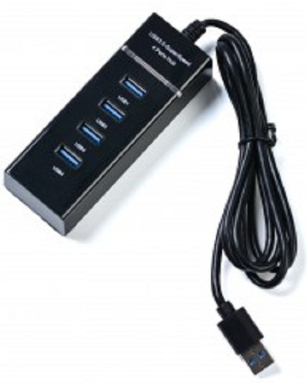 Концентратор KS-IS KS-727 4*USB 2.0 F в USB 2.0 Type A M 1.2м