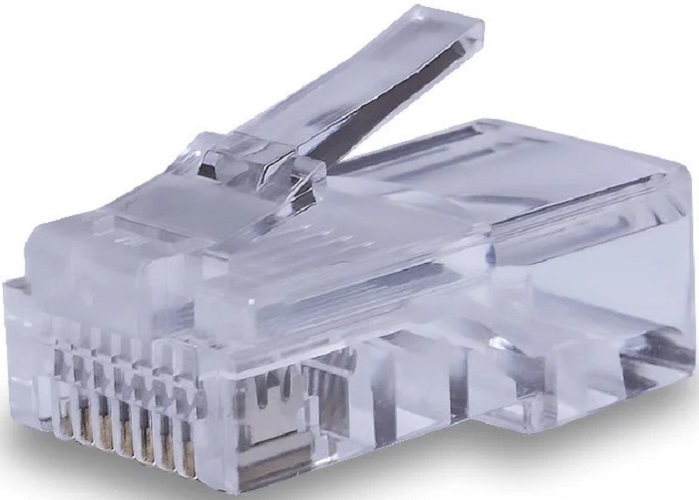 

Коннектор SUPRLAN 10-0226 8P8C UTP 5e (RJ-45) уп. 25шт. с хедером, 10-0226