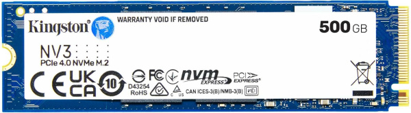 фото Накопитель SSD M.2 2280 Kingston SNV3S/500G в Екатеринбурге 500 ГБ
