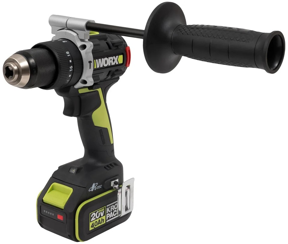 

Дрель - шуруповерт WORX Professional WU373.2 аккумуляторная ударная, WU373.2