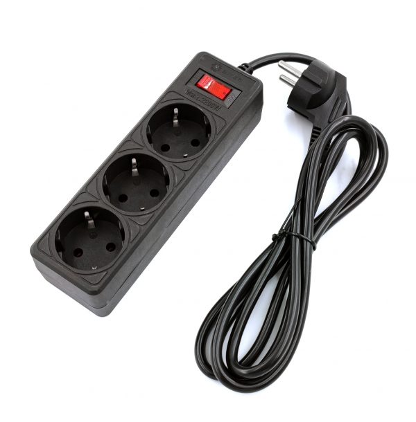 

Сетевой фильтр 5bites SP3B-518 GARDA 3S/3*0.75MM2/1.8M/BLACK, SP3B-518