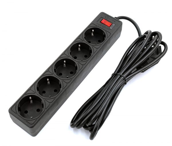 

Сетевой фильтр 5bites SP5B-530 GARDA 5S/3*0.75MM2/3M/BLACK, SP5B-530