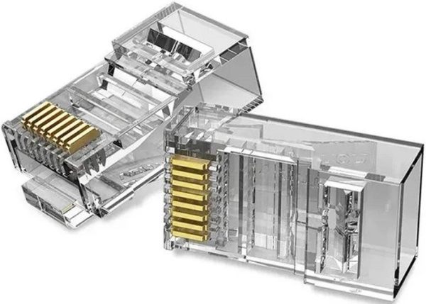 Изображение товара Коннектор RJ-45 Vention IDBR0-100 для витой пары, категория 5e