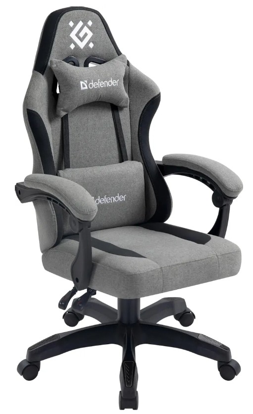 

Кресло игровое Defender Lumen Defender 64027 серый/черн., класс 4, ткань, Lumen