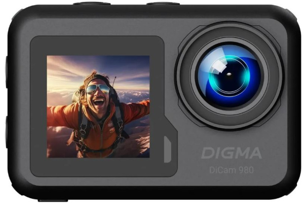 Изображение товара Экшн-камера Digma DiCam 980 с прочным корпусом и защитой от ударов
