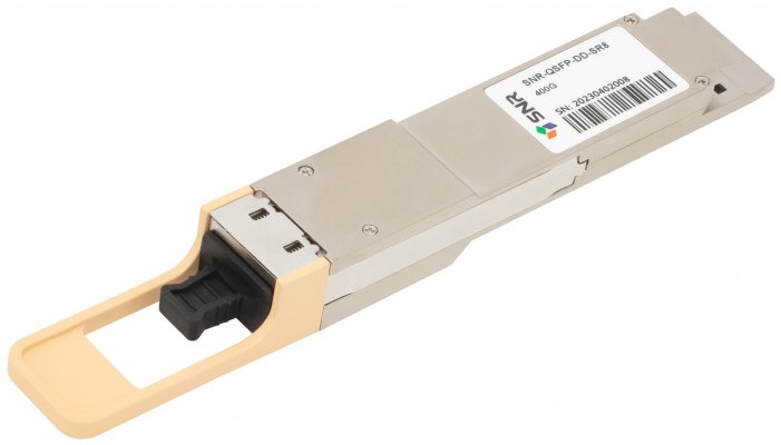 

Модуль QSFP-DD SNR SNR-QSFP-DD-SR8 400G 8x50GBASE, разъем MPO, дальность до 100м, SNR-QSFP-DD-SR8