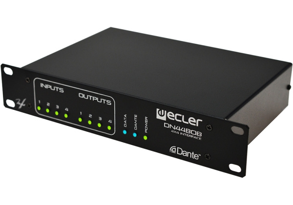 Изображение товара Матрица аудиосигналов Ecler DN44BOB с Dante и IP управлением