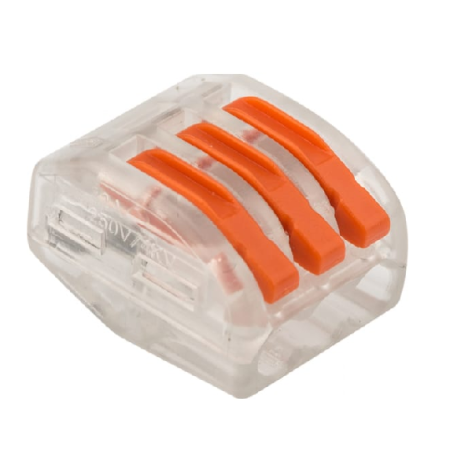 Изображение товара Розъемная клемма Rexant 07-5253-1 3-пары для медных проводов 4 мм²