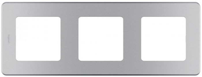 

Рамка Legrand 673952 Inspiria алюминий - 3 поста, 673952