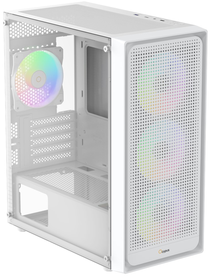 

Корпус mATX Ocypus Gamma C50 WH ARGB без БП, белый, USB 3.0, 2*USB 2.0, Gamma C50 WH ARGB