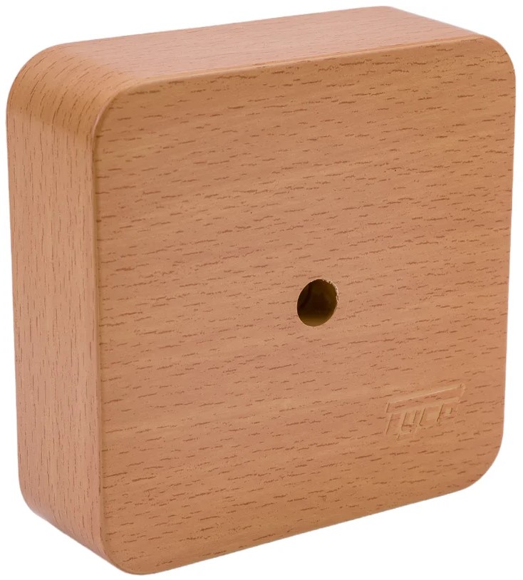 

Коробка распределительная RUVinil 65005-38М универсальная для кабель-каналов 80х80х25 бук (светл. основа) IP40, 65005-38М