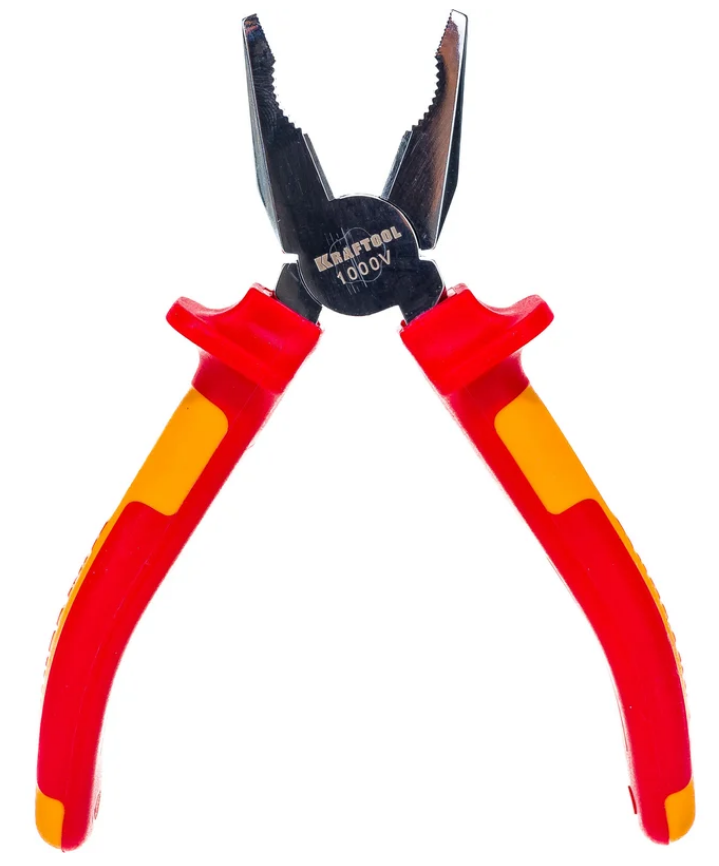 

Плоскогубцы Kraftool Electro-Kraft 2202-1-18_z01 Kraftool Cr-Mo сталь, двухкомпонентная рукоятка, хромированное покрытие, 180мм., Electro-Kraft