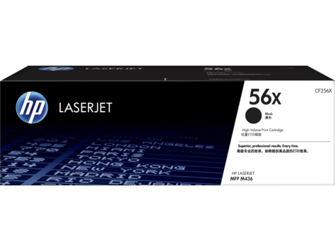 

Картридж HP CF256X №56X для HP LaserJet Pro M436N/DN/NDA, черный (13700 стр.), CF256X №56X