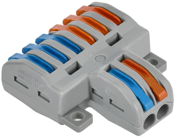 

Клемма IEK UKZ20-4126-004 строительно-монтажная СМК 222-4126 (4шт/упак), UKZ20-4126-004