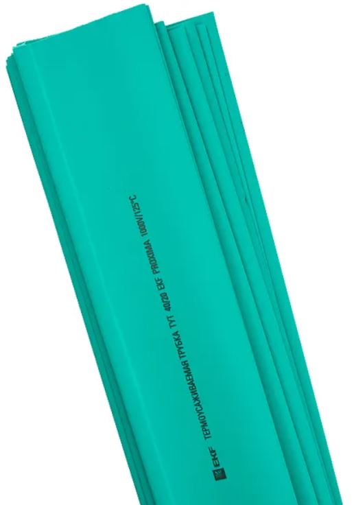 

Термоусаживаемая трубка EKF tut-25-j-1m нг 25/12,5 зеленая в отрезках по 1м, tut-25-j-1m