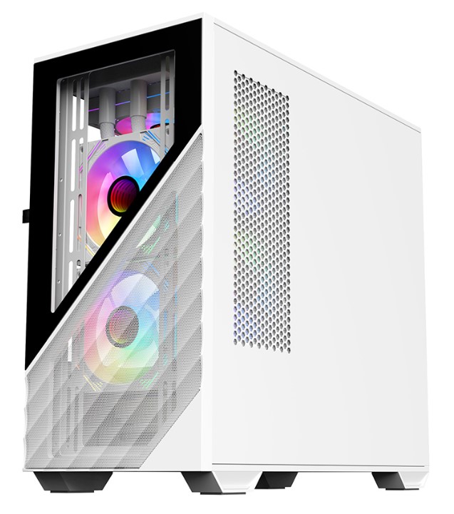 

Корпус mATX 1STPLAYER DK D7 D7-WH-3F1-W белый, без БП, боковая панель из закаленного стекла, USB 3.0, USB 2.0, audio, DK D7