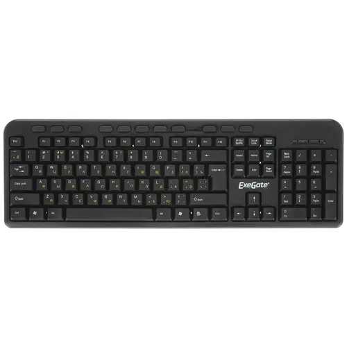 

Клавиатура Exegate Multimedia Professional Standard LY-500M EX286177RUS (USB, полноразмерная, влагозащищенная, 115кл., Enter большой, мультимедиа, дли, Multimedia Professional Standard LY-500M