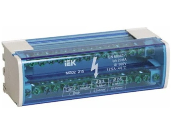 Изображение товара Шина IEK YND10-2-15-125 латунь IP20 30 контактов