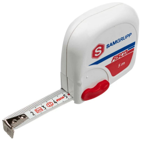 Изображение товара Рулетка ООО САМ FIS-063000500 Строительная поясная 5 м 16 мм