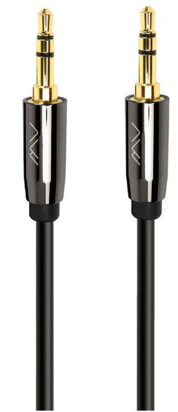 

Кабель акустический Caweon GG-5M JACK 3.5мм(M) - JACK 3.5мм(M), 5м,серый, GG-5M