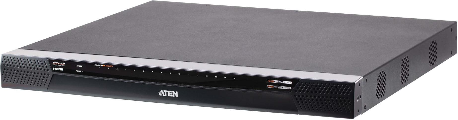 

Переключатель KVM Aten KN4016VB-AX-G 16-портовый многоинтерфейсный с доступом по IP и поддержкой 1-локального/4-удаленных сеансов совместного доступа, KN4016VB-AX-G