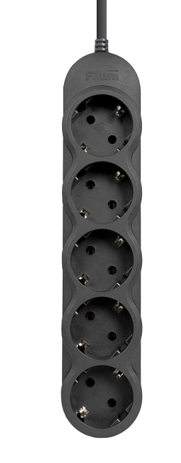 

Сетевой фильтр Filum FL-SP3-5-0.5M-BL2-UPS, 2200 Вт., 5 розеток, шнур 0.5 м. с вилкой IEC60320 C14, черный, FL-SP3-5-0.5M-BL2-UPS