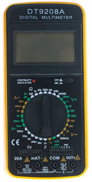 

Мультиметр Ресанта 61/10/507 TEK DT 9208A, 61/10/507