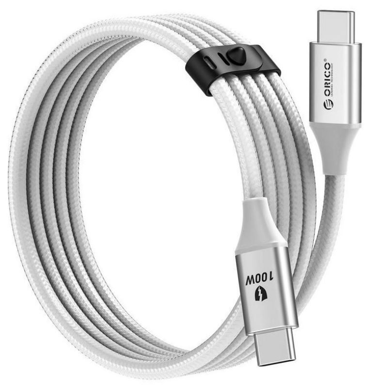 

Кабель Orico ORICO-CDX-100CC-WH-BP USB-C(m)/USB-C(m), 480 Мбит/с, PD 100 Вт, 1 м, белый, ORICO-CDX-100CC-WH-BP