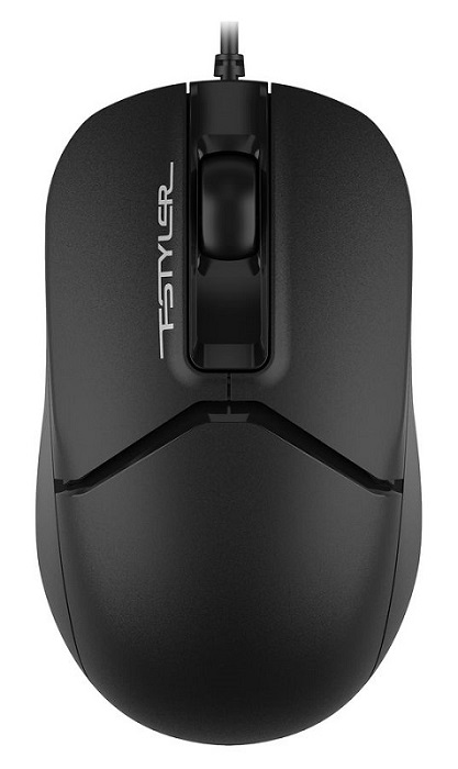 

Мышь A4Tech Fstyler FM12 черный оптическая (1200dpi) USB (3but) (1431320), Fstyler FM12