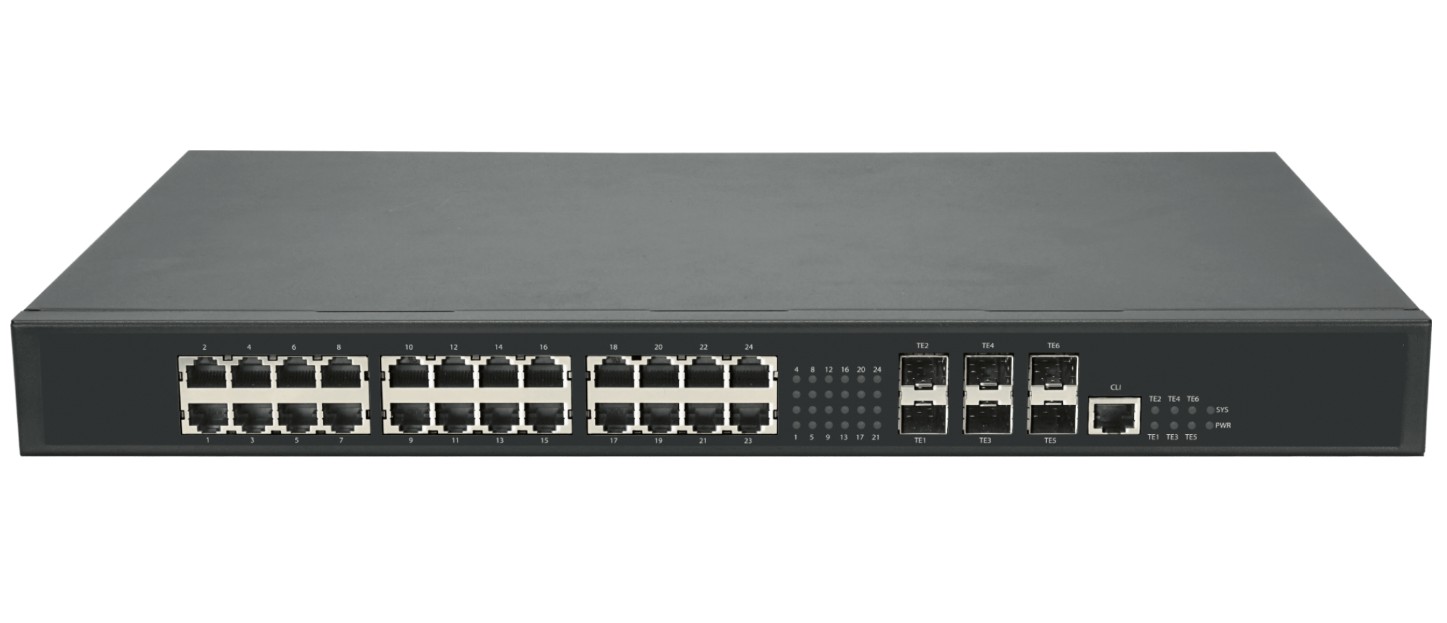

Коммутатор управляемый GIGALINK GL-SW-G302-30TC L3, Stack, 24*1/2.5 Гбит/с BaseT, 6*1/10Гбит/с SFP+, 1*блок питания, GL-SW-G302-30TC