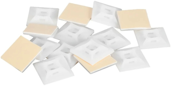 Изображение товара Площадка монтажная NMC-TMA28-WT-100-K из нейлона, 28 мм, 100 шт