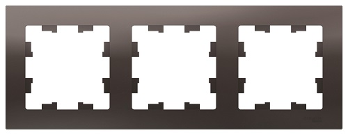 

Рамка Schneider Electric ATN000603 AtlasDesign, 3-постовая, универсальная, мокко, ATN000603