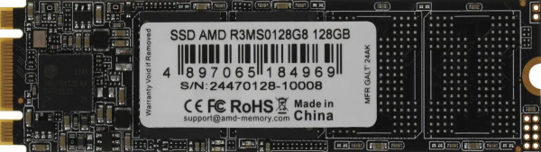 Изображение товара Накопитель SSD AMD R3MS0128G8 128 ГБ для настольных ПК и ноутбуков