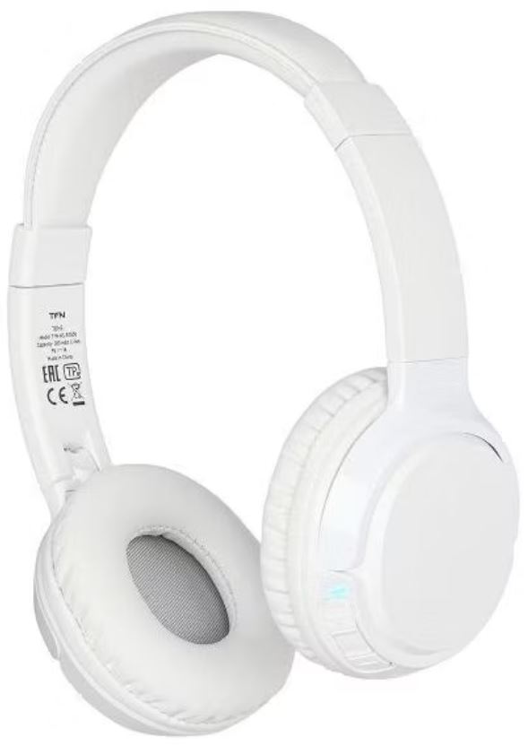 

Наушники беспроводные TFN TFN-HS-BT300WH накладные Tune white, TFN-HS-BT300WH
