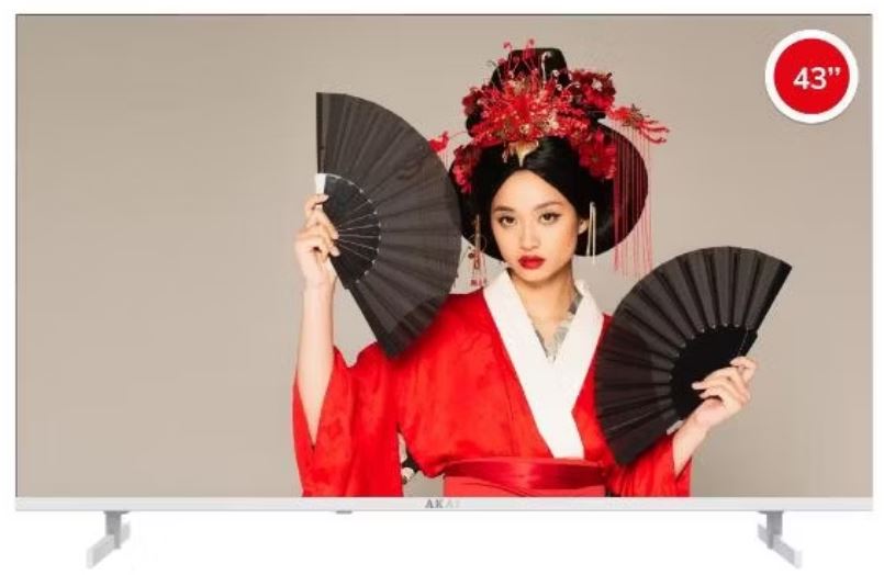 

Телевизор Akai TA43BU502 UHD, SMART AOSP (Android 13.0) 1.5/8Gb, BT 5.0, WiFi 2.4/5, Voice control, Black, TA43BU502