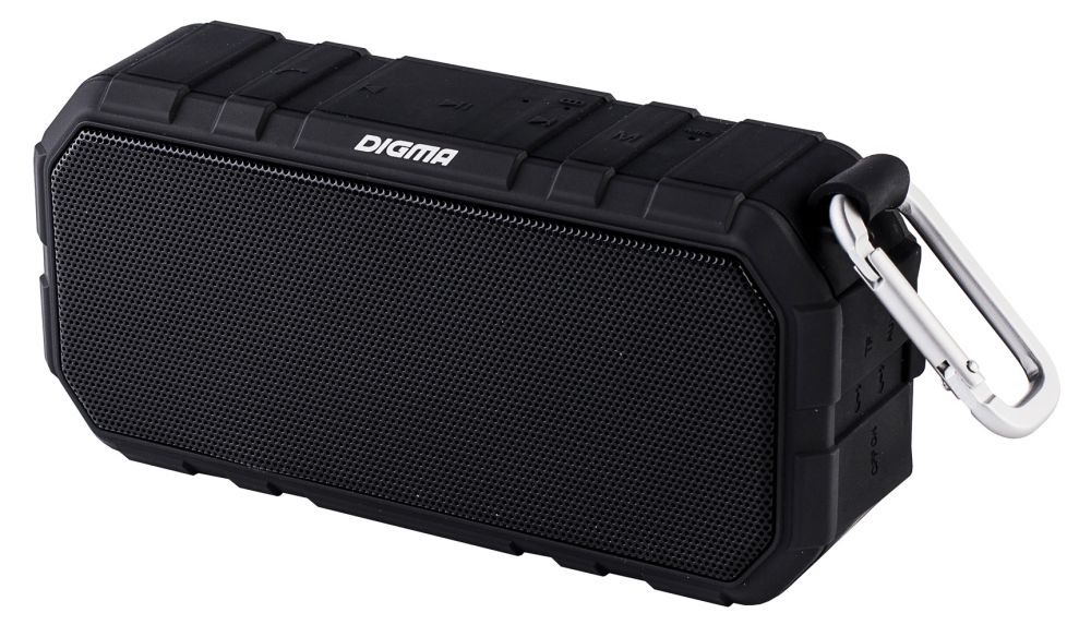 

Портативная акустика 1.0 Digma S-40 черная, 10W, 1.0, BT, 2000mAh, S-40