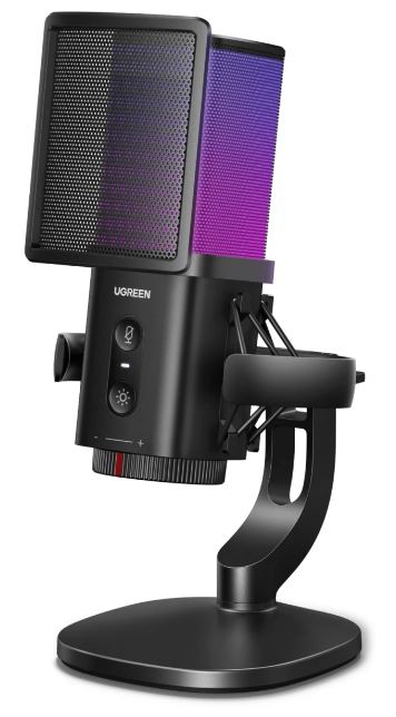 

Микрофон UGREEN CM581 65629_ настольный USB-C Desktop Microphone 20Hz-20kHz. Цвет: черный (65629), CM581