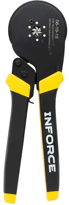 

Пресс-клещи Inforce 06-19-18 шестигранные 0,08 - 16 мм2 тефлон, 06-19-18
