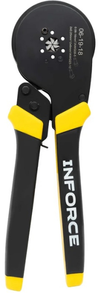 Изображение товара Профессиональные пресс-клещи Inforce 06-19-18 для обжима втулочных наконечников