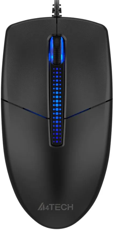 

Мышь A4Tech N-530 черная, оптическая (1200dpi) USB (3but) 1920572, N-530