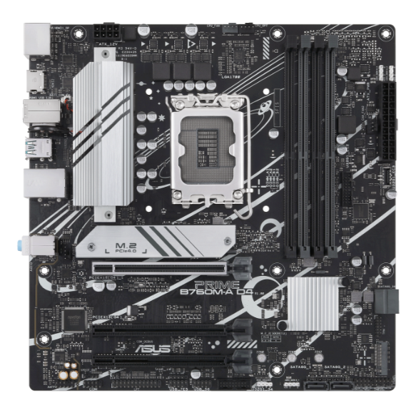 

Материнская плата mATX ASUS PRIME B760M-A D4-CSM (LGA1700, B760, 4*DDR4 (5333), 4*SATA 6G RAID, 2*M.2, 3*PCIE, 2.5Glan, HDMI, DP, 2*USB 3.2, 4*USB 2.0, PRIME B760M-A D4-CSM