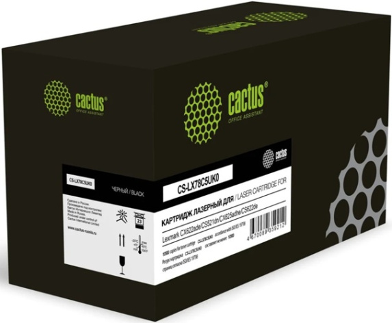 Изображение товара Картридж Cactus CS-LX78C5UK0 черный для Lexmark 10500 страниц