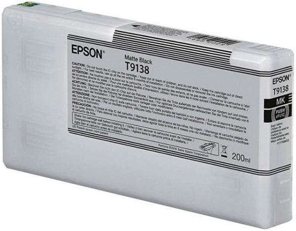 Изображение товара Картридж Epson T9138 для SC-P5000 200ml оригинальный черный