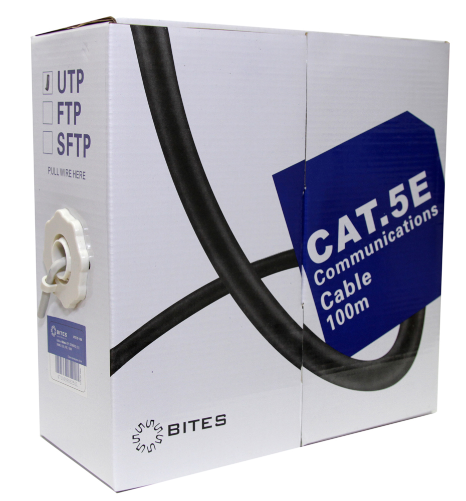 

Кабель витая пара U/UTP 5e кат. 4 пары 5bites UT5725-100A 24AWG(7х0.20 мм), омедненный алюминий (CCA), многожильный (stranded), внутренний, PVC, серый, UT5725-100A