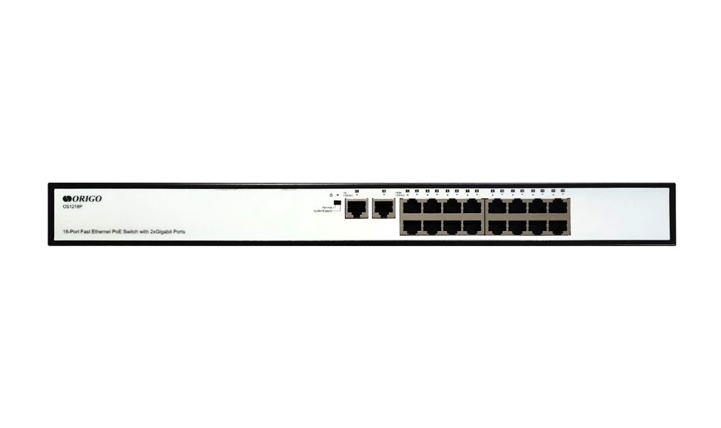 

Коммутатор неуправляемый ORIGO OS1218P/190W/A1A 16x100Base-TX PoE, 2x1000Base-T, PoE Budget 190W, Long-range PoE up to 250m, 19" w/brackets, OS1218P/190W/A1A