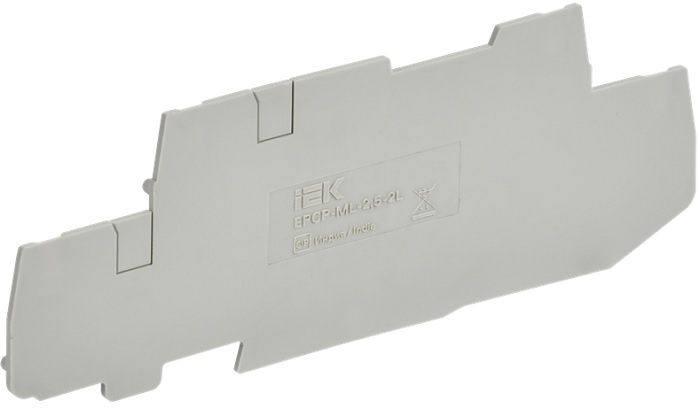 

Заглушка IEK AF-CT10-01-2-K01-002-ZGL торцевая для клеммы CP-ML 2 уровневой с ножевым размыкателем 2,5мм2 серая ARMAFIX, AF-CT10-01-2-K01-002-ZGL