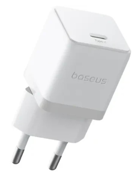 

Зарядное устройство сетевое Baseus Palm P10111605213-00 1C 30W EU Moon White, Palm