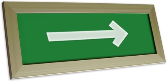 Изображение товара Оповещатель Электротехника и Автоматика ПРЕСТИЖ-24 ПРЕМИУМ Стрелка вправо