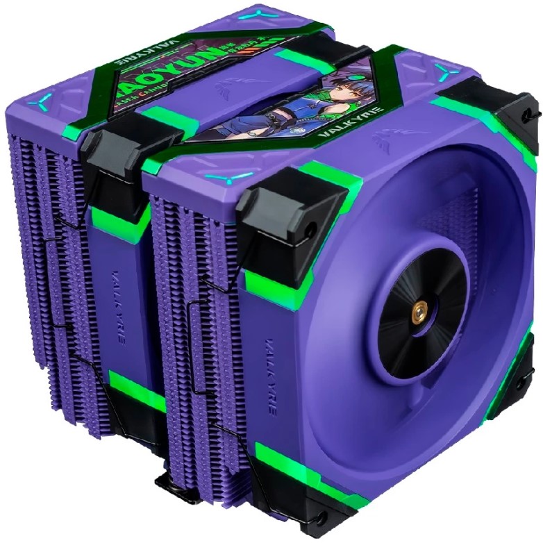 

Кулер Valkyrie DL125 Zhaoyun LGA115x/2011/1200/1700/AM4/AM5 (260W TDP, 2*120mm, 800-1850rpm, 80CFM, 29dBa), DL125 Zhaoyun