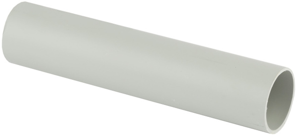 Изображение товара Труба жёсткая ПВХ RUVinil 54000(3) для электросетей 40 мм 3 м серого цвета